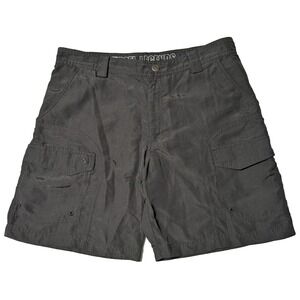 REEL LEGENDS Men‎ Size 36 Black Nylon Fishing Shorts